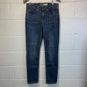 Carhartt Rugged Flex Slim Fit Tapered Jeans Womens 6 Regular Dark Wash BD4976-W